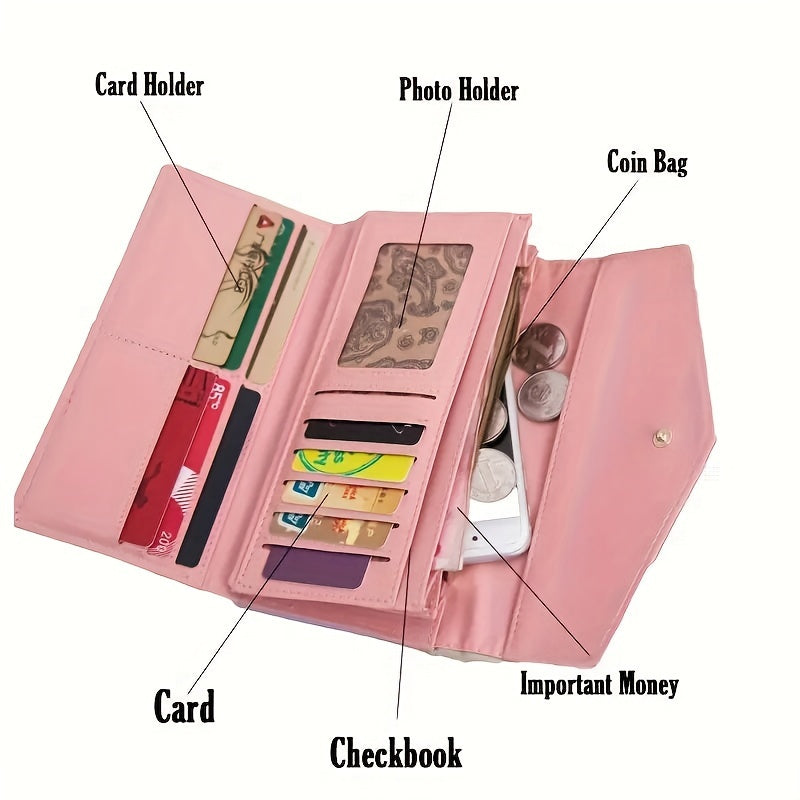 Floral Tri-Fold Wallet