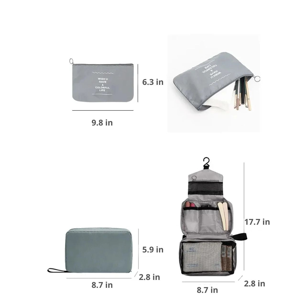 7/8/9/10 Pcs Set Travel Organizer