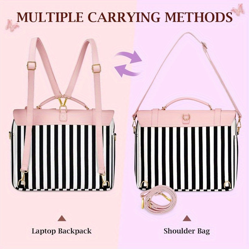 15.6" Briefcase with Bow Accent