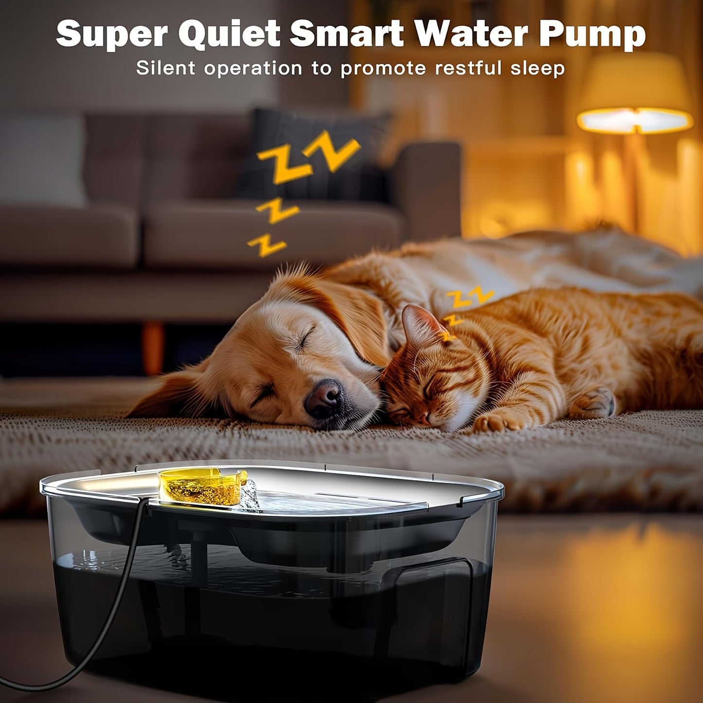 2.6 Gallon Pet Water Fountain
