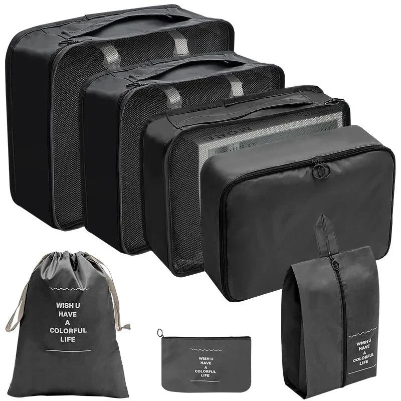 7/8/9/10 Pcs Set Travel Organizer