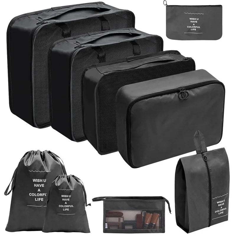 7/8/9/10 Pcs Set Travel Organizer