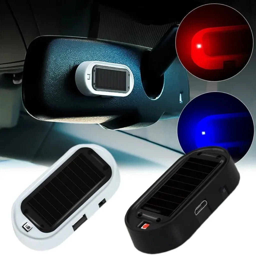 Universal Solar LED Car Fake Alarm Light