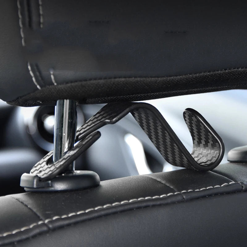 Carbon Fiber Car Seat Hooks