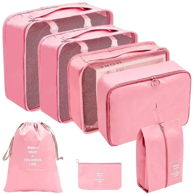 7/8/9/10 Pcs Set Travel Organizer