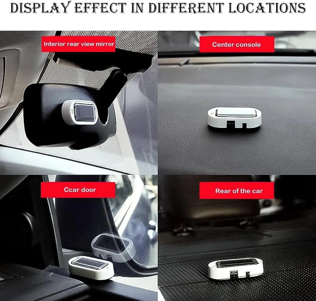 Universal Solar LED Car Fake Alarm Light
