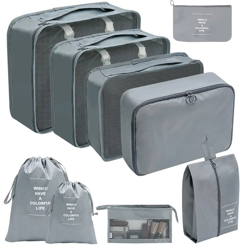 7/8/9/10 Pcs Set Travel Organizer