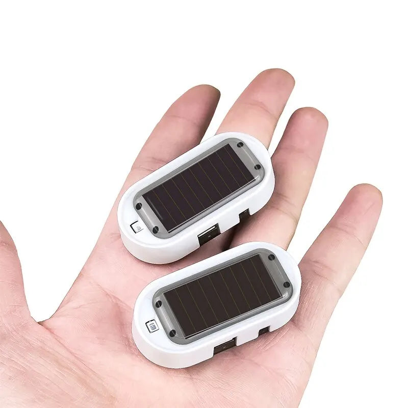 Universal Solar LED Car Fake Alarm Light