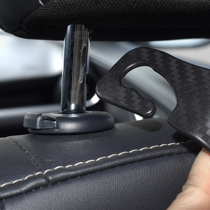 Carbon Fiber Car Seat Hooks