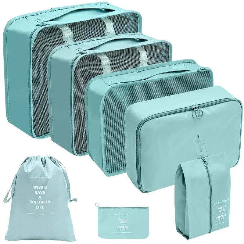 7/8/9/10 Pcs Set Travel Organizer