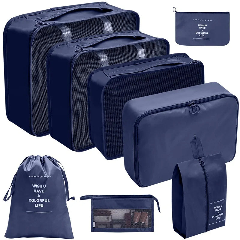 7/8/9/10 Pcs Set Travel Organizer