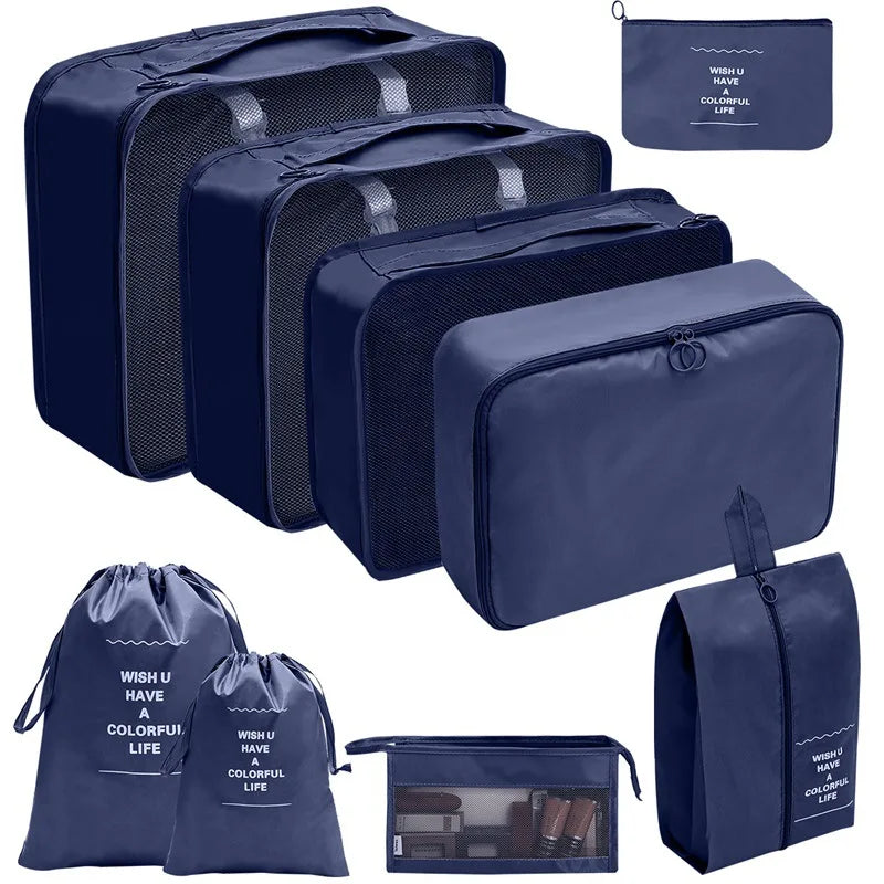 7/8/9/10 Pcs Set Travel Organizer