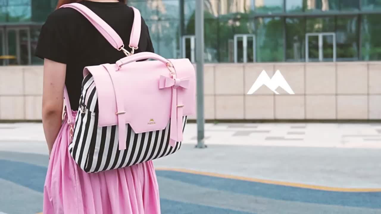 15.6" Briefcase with Bow Accent