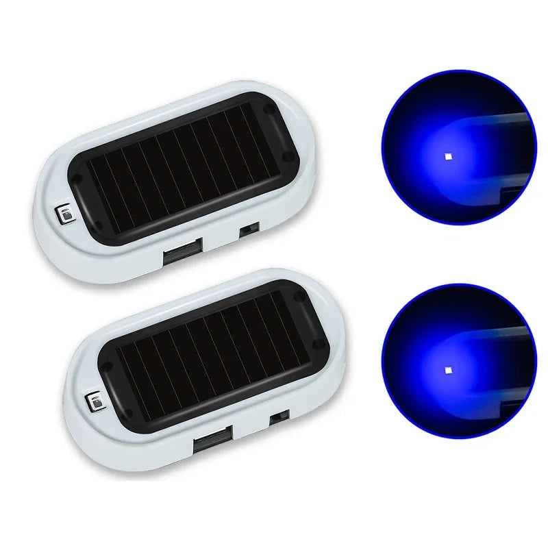 Universal Solar LED Car Fake Alarm Light