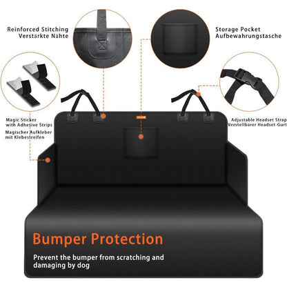Waterproof Pet Cargo Cover Universal Black