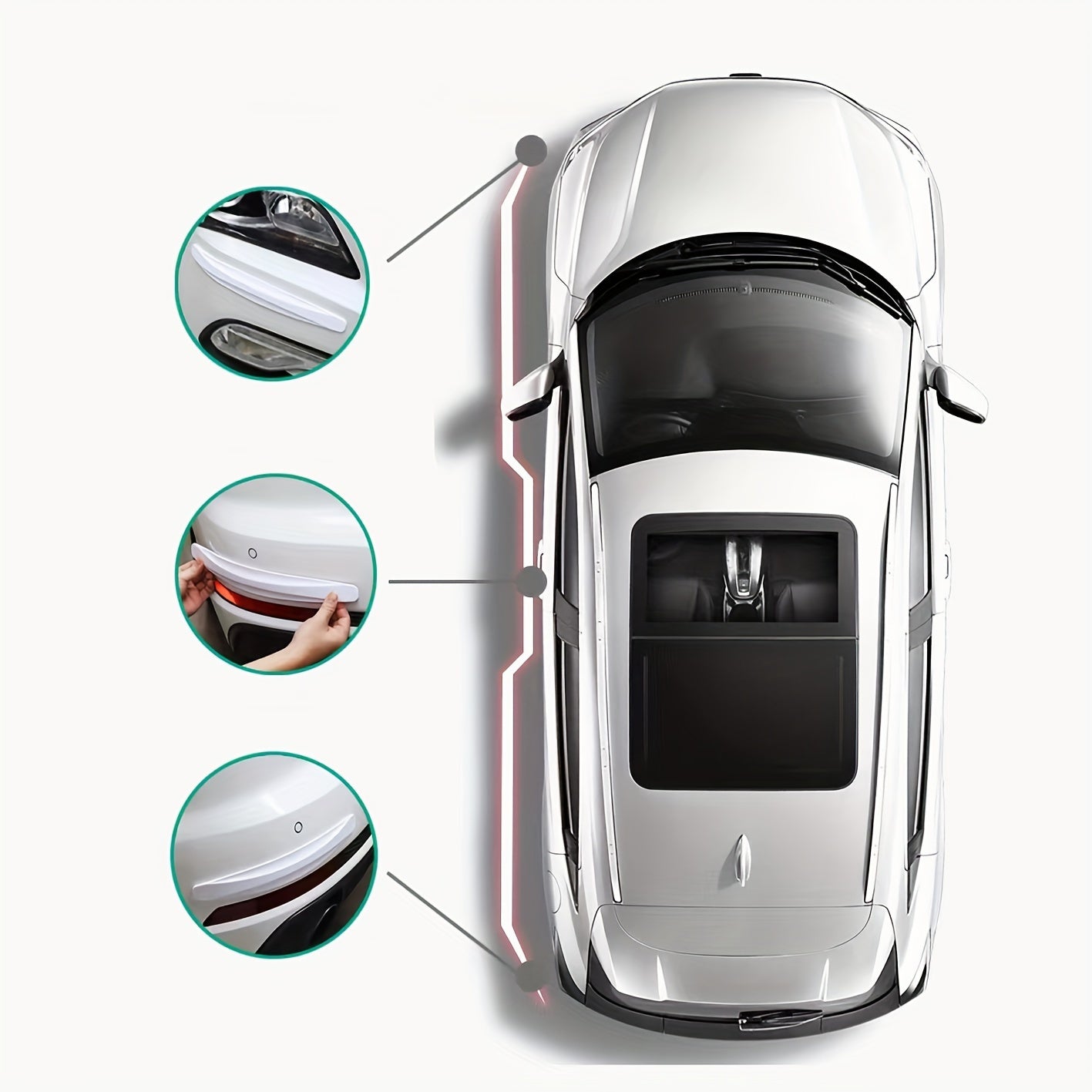 Car Bumper Protector Set - 4pcs