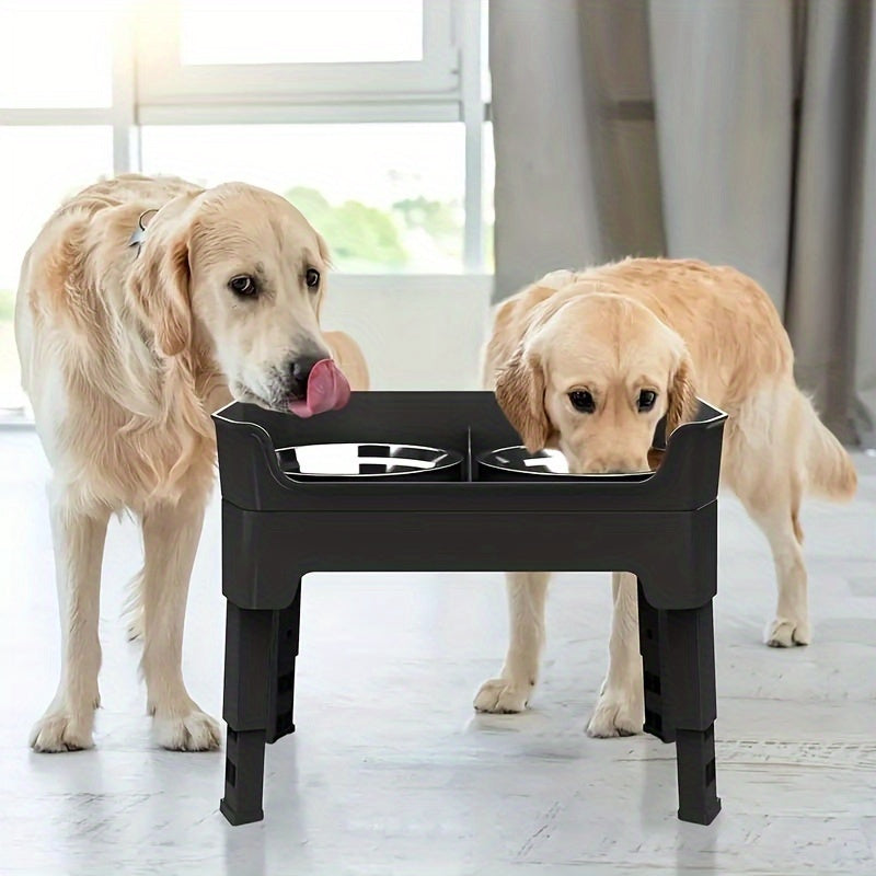 Elevated 5-in-1 Dog Feeding Station