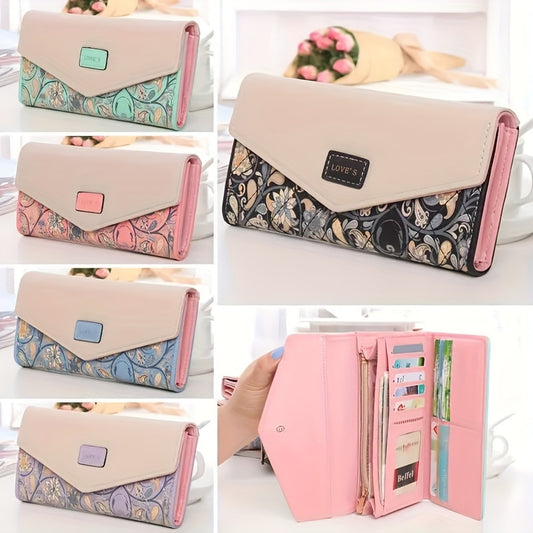 Floral Tri-Fold Wallet