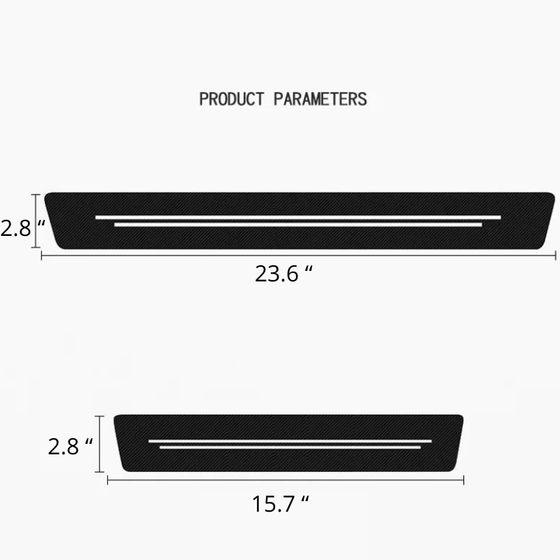 Leather Car Door Sill Protection