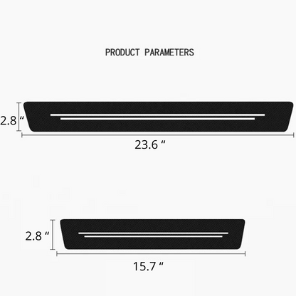 Leather Car Door Sill Protection