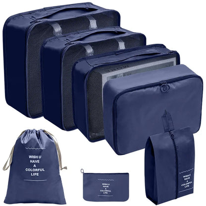7/8/9/10 Pcs Set Travel Organizer