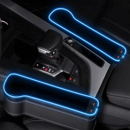 Illuminated USB Seat Gap Organizer