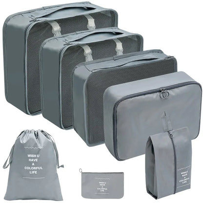 7/8/9/10 Pcs Set Travel Organizer