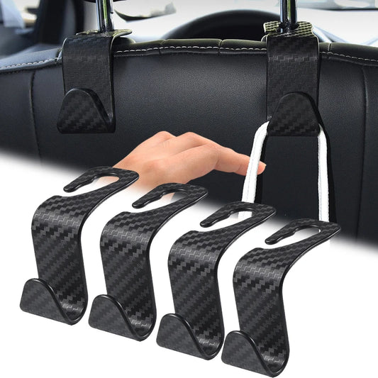 Carbon Fiber Car Seat Hooks