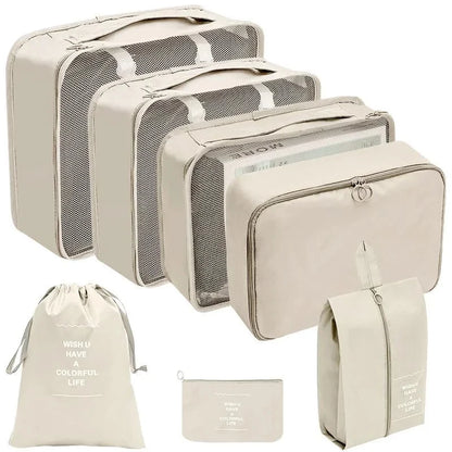 7/8/9/10 Pcs Set Travel Organizer